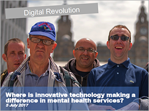 View David's keynote presentation about innovative technology making a difference in mental health (opens in a new window or tab)